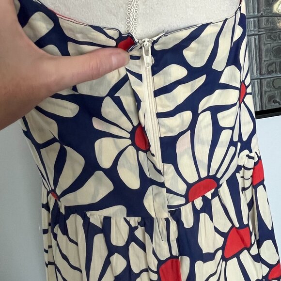 Mata Traders Blue Floral Midi Sundress L - Picture 2 of 9